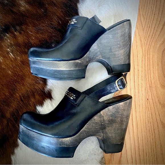 CALEEN CORDERO 💜Fabulous Clogs with strap & buckle 💜EUC💜 9 1/2 💜GORGEOUS 💜 - Picture 5 of 13